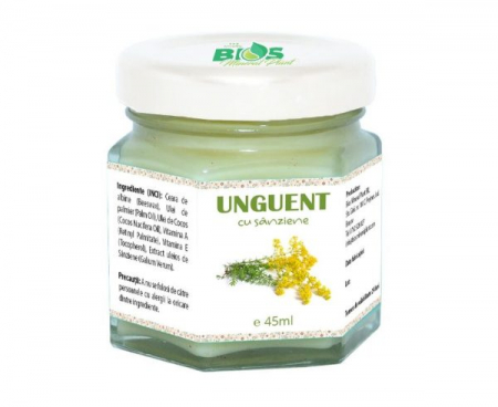 BIOS Mineral Plant - Unguent cu Sânziene, 100% natural, 45ml, BIOS Mineral Plant