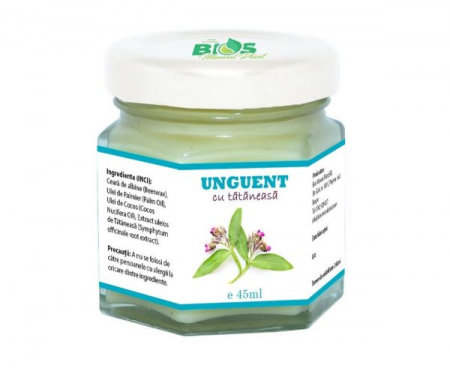 Unguente - Unguent cu tătăneasă 100% natural, 45ml, BIOS Mineral Plant