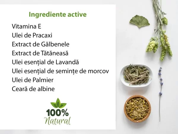 Unguent pentru călcâie cu fisuri superficiale, 100% natural, 45ml, BIOS Mineral Plant [1]