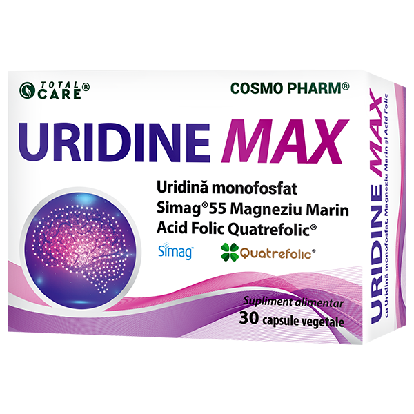 Sistem nervos și memorie - Uridine Max 30 capsule, Cosmopharm