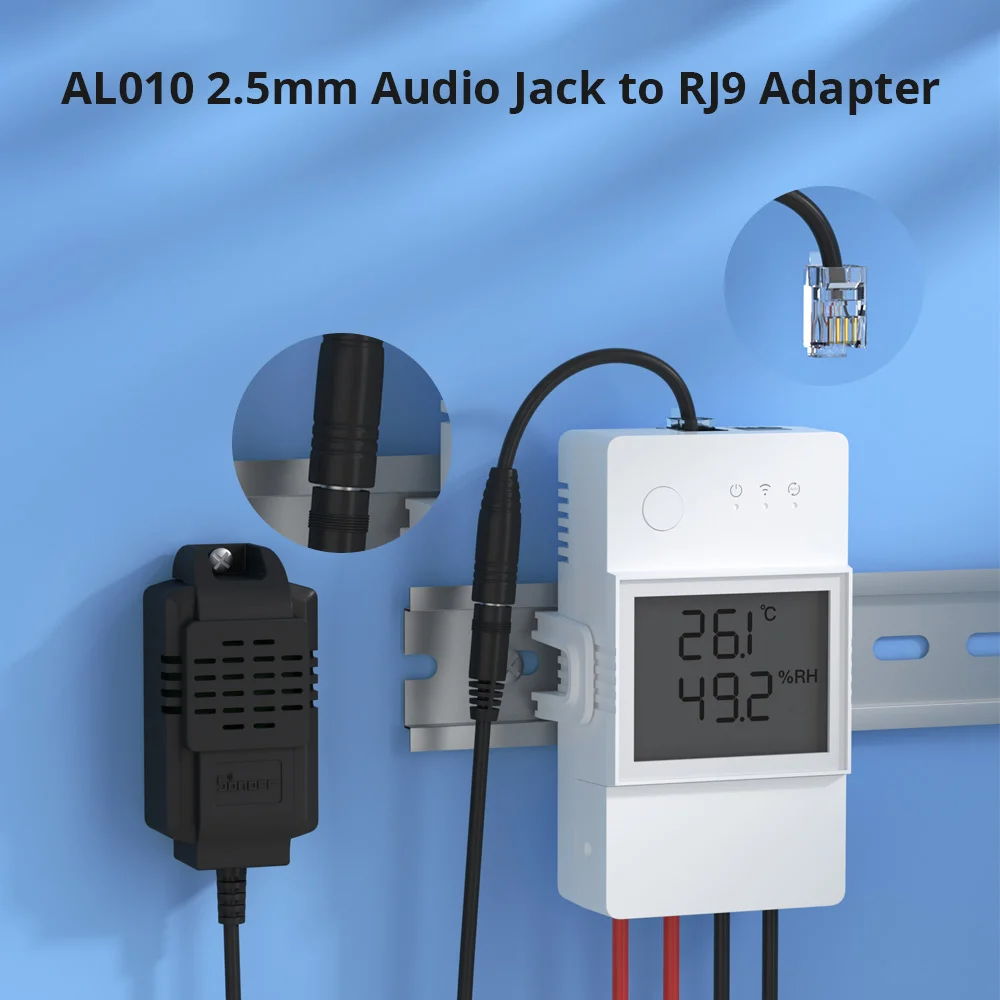 Adaptor Sonoff AL010 2.5 mm de la Audio Jack la RJ9 [2]