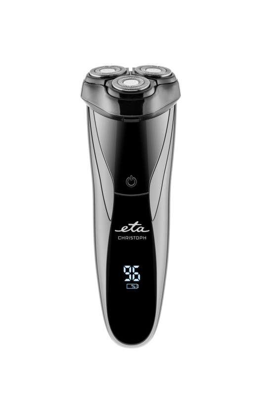 Aparat de ras fara fir ETA Christoph 3343 90000, baterie Li-Ion 3.7 V, afisaj LED, IPX7, barbierit umed si uscat [2]