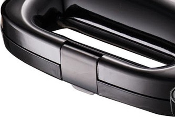 Aparat pentru preparat vafe LENTZ 29023, 750 W, placi antiaderente, negru [4]