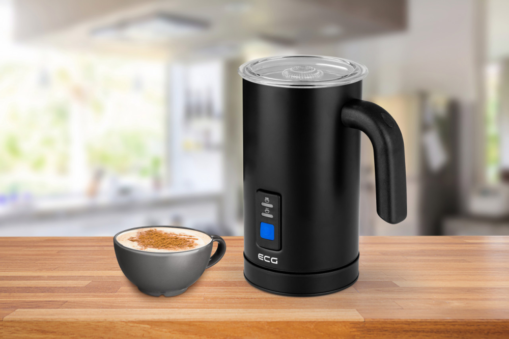 Aparat pentru spuma de lapte ECG NM 119, 240 ml, 500W, otel inoxidabil negru mat [4]