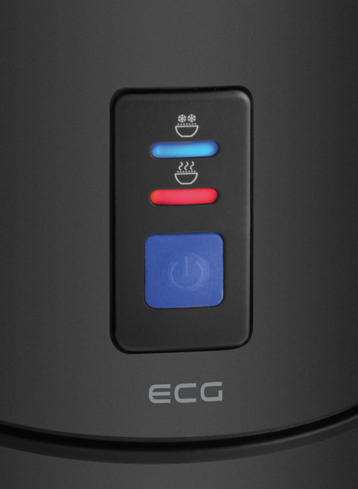 Aparat pentru spuma de lapte ECG NM 119, 240 ml, 500W, otel inoxidabil negru mat [8]