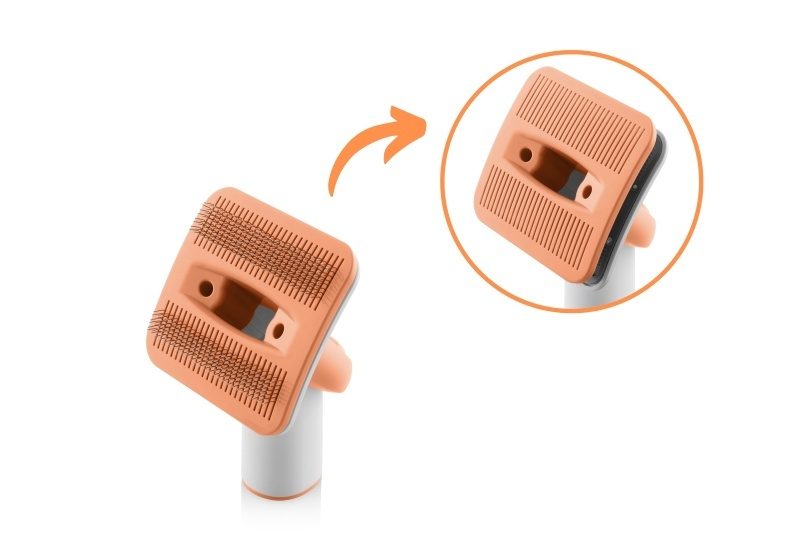 Aspirator 6 in 1 ETA Pet Master 4216 90000 pentru toaletarea animalelor de companie, silentios, alb/portocaliu [9]