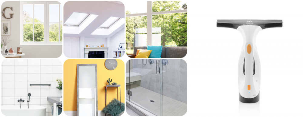 Aspirator de curatat geamuri ETA Finestro 3262, 3,7V Li-Ion, 370 ml, 35 min. [3]