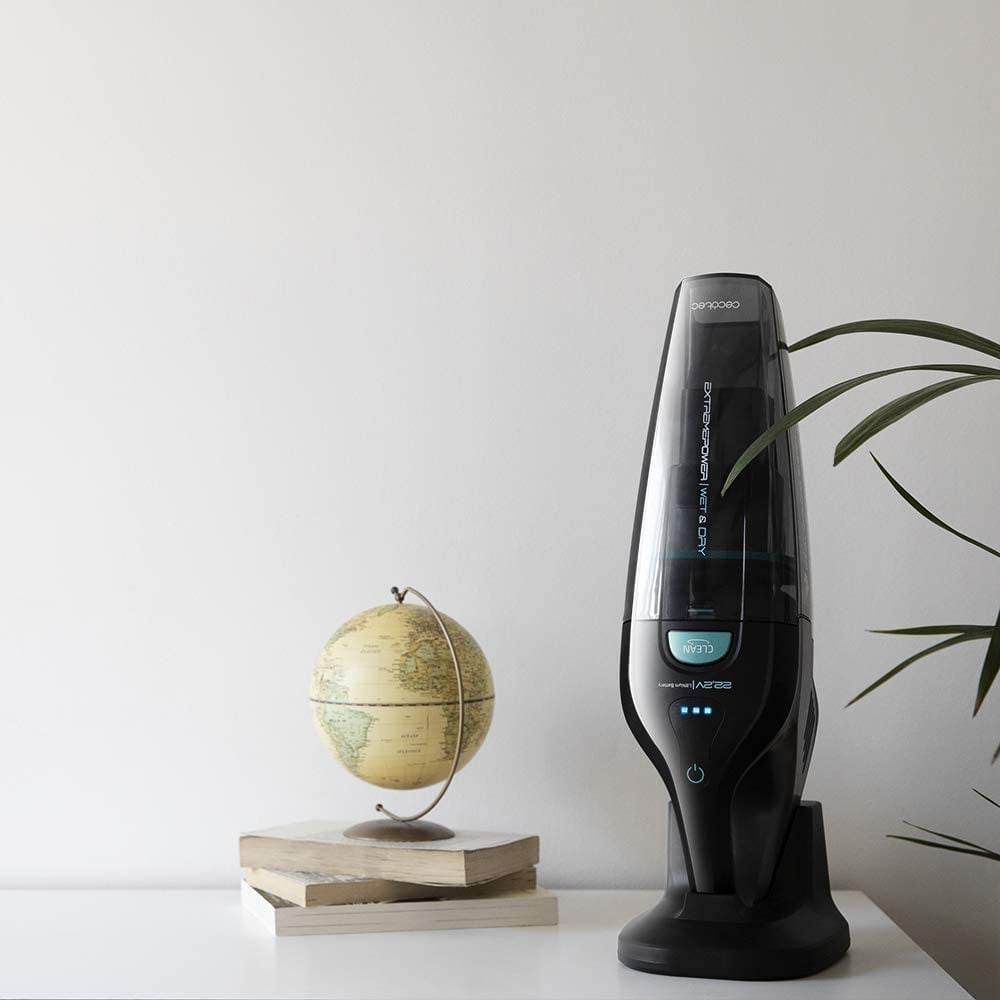 Aspirator de mana 2 in 1 Cecotec Conga Immortal ExtremeSuction, Volum 0,5 l, Tehnologie ExtremeSuction si Wet & Dry, Sistem ciclonic, Autonomie 25 de minute, Negru [2]