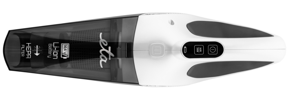 Aspirator de mana ETA Rotary 1425 90000, baterie Li-ion 14,4 V, perie turbo, gri-alb [8]