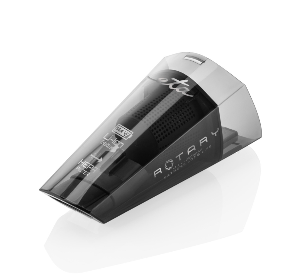 Aspirator de mana ETA Rotary 1425 90000, baterie Li-ion 14,4 V, perie turbo, gri-alb [9]