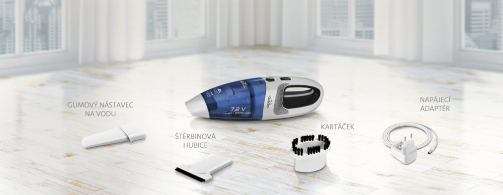 Aspirator de mana ETA VERTO 1442, 7.2 V Li-ion, aspirare umeda si uscata [3]