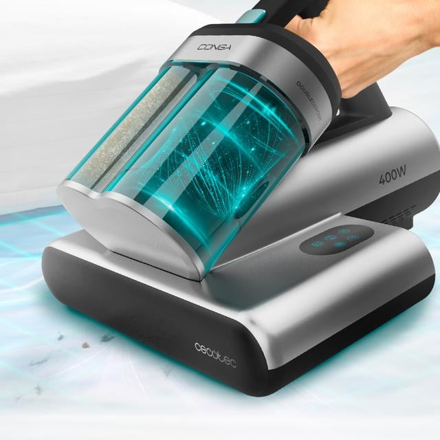 Aspirator UV de pat antiacarieni Cecotec Conga Rockstar 4000, 400W, 13000Pa, aer cald, depozit dublu [7]