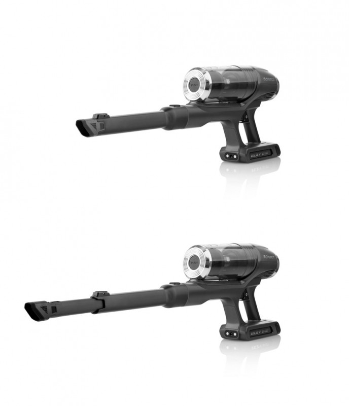 Aspirator vertical 2 in 1 ETA Sonar 2232 90000, baterie Li-Ion 25.2 V, 0.5 litri, 2 filtre HEPA, 3 niveluri de putere, imbinare flexibila, gri [5]