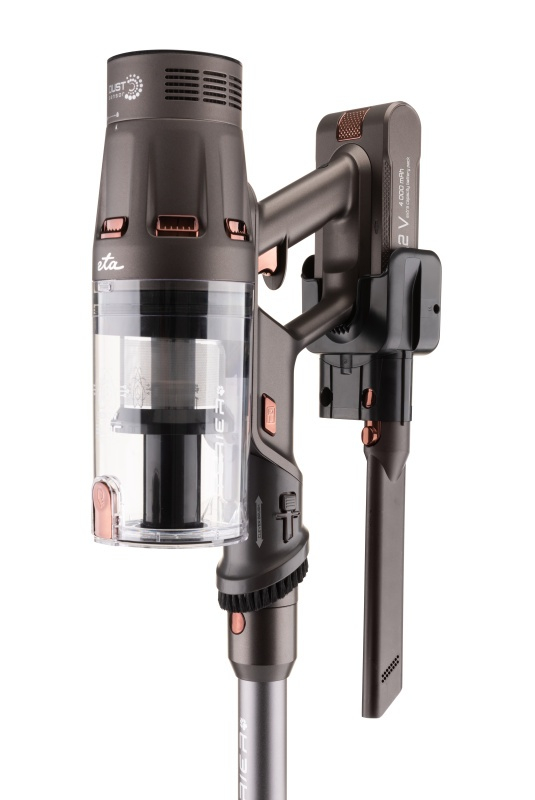 Aspirator vertical 3 in 1 ETA Terier 5247 90000, motor digital 500 W, baterie Li-Ion 25,2 V, afisaj OLED, maro [5]