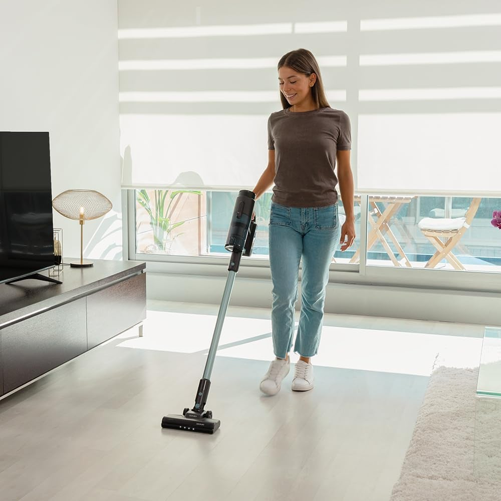 Aspirator vertical 3 in 1 Rockstar 1500 Ray Pure, Putere 215W, 25.2V Li-Ion, 12kPa, Autonomie 45min, Rezervor 500ml [4]