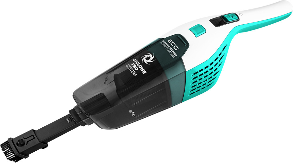 Aspirator vertical portabil 2in1 ECG VT 3420 Jerome, 75 W, baterie Li-Ion 14.8 V, sistem de filtrare cyclonic, verde [7]