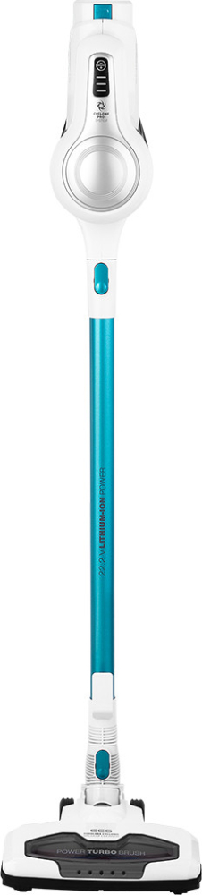 Aspirator vertical portabil 2in1 ECG VT 3620 Jean, 130 W, baterie Li-Ion 22.2 V, recipient 1.2 L, alb cu albastru [2]