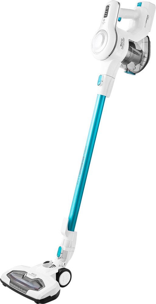 Aspirator vertical portabil 2in1 ECG VT 3620 Jean, 130 W, baterie Li-Ion 22.2 V, recipient 1.2 L, alb cu albastru [5]