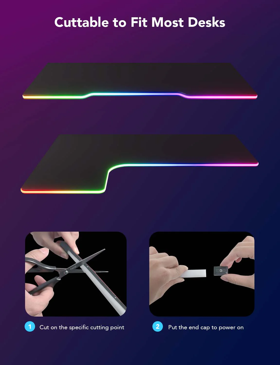 Banda LED Neon Rope Lights Govee H61C3 RGBIC, Sincronizare Muzica, Wi-Fi+Bluetooth, 3m [5]