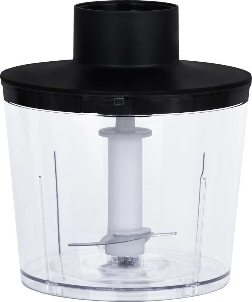 Blender de mana ECG RM 100 Max Black, 400 W, functie TURBO, tel, recipient tocator 500 ml, lame din otel inoxidabil [7]