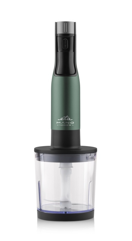 Blender de mana ETA Mano 3219 90030, 1000 W, 9 viteze, afisaj LCD, negru-verde [5]