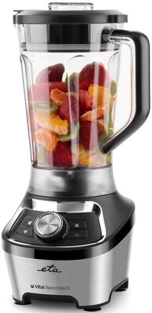 Blender de masa ETA Vital Blend Mini II 5100 90000, 1200W, 1.85 litri, 3 programe, otel inoxidabil, negru [10]
