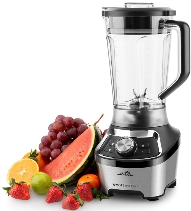 Blender de masa ETA Vital Blend Mini II 5100 90000, 1200W, 1.85 litri, 3 programe, otel inoxidabil, negru [9]