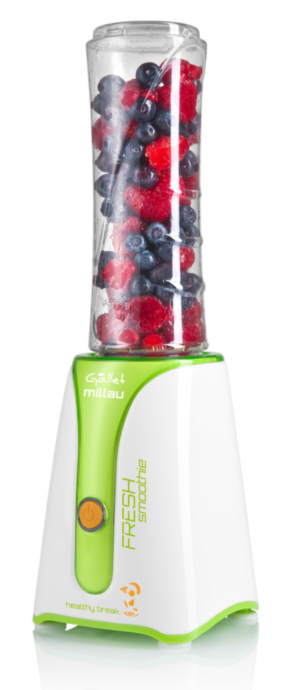 Blender Smoothie maker GALLET MILLAU MS590, 350 W, bol 600 ml BPA free, alb cu verde [5]