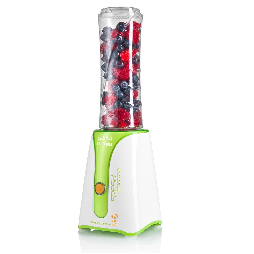 Blender Smoothie maker GALLET MILLAU MS590, 350 W, bol 600 ml BPA free, alb cu verde [8]