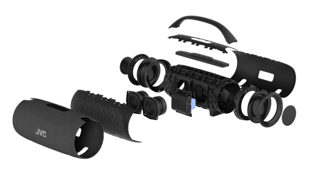 Boxa portabila bluetooth JVC XS-E524B, 50W, USB, IPX6, TWS, negru [5]