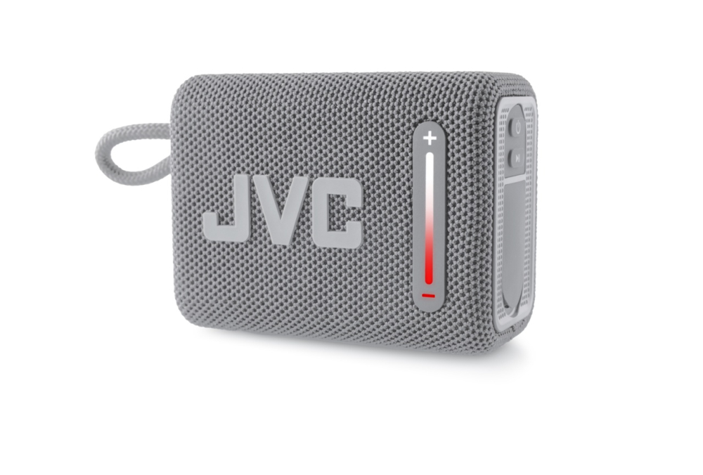 Boxa portabila JVC XS-E114G, radio FM, Bluetooth, IPX6, Litiu-ion 3,7 V / 2000 mAh, gri [3]