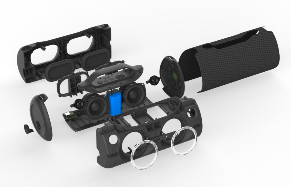 Boxa Portabila JVC XS-E643B, 60W, Bluetooth 5.3, baterie Litiu-ion 3,7V/10800mAh, TWS, IPX5, efecte luminoase, negru [8]