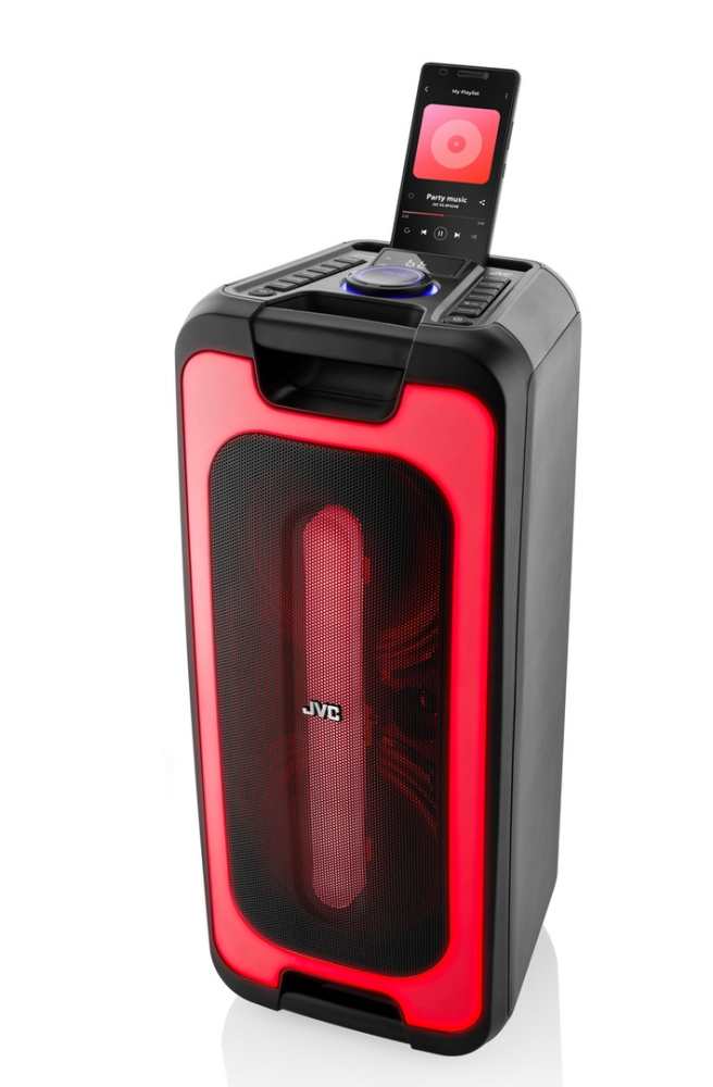 Boxa portabila JVC XS-EP424B, 140W, Bluetooth, USB, Radio FM, Microfon, AUX IN, Negru [3]