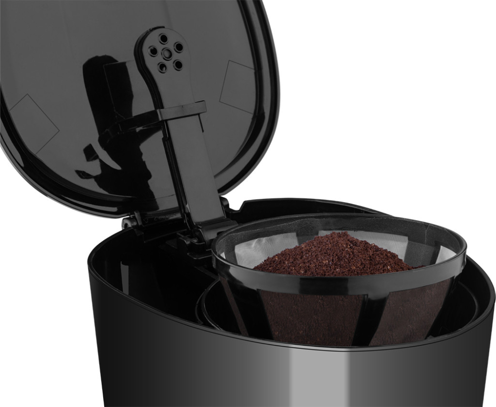 Cafetiera ECG KP 2116 Easy, 750 W, 1.25 L, 10 cesti, bol din sticla, filtru permanent [10]