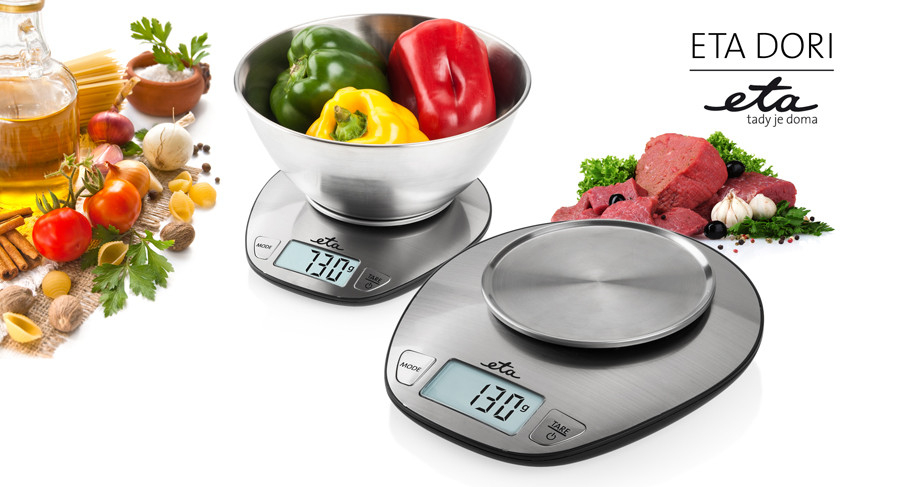 Cantar de bucatarie ETA DORI 6778, 5 Kg, precizie 1g, TARA, otel inoxidabil [8]