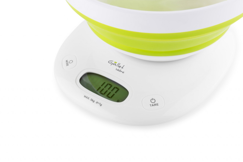 Cantar de bucatarie GALLET BAC407, 5 Kg, bol 1,5 L, precizie 1g [6]