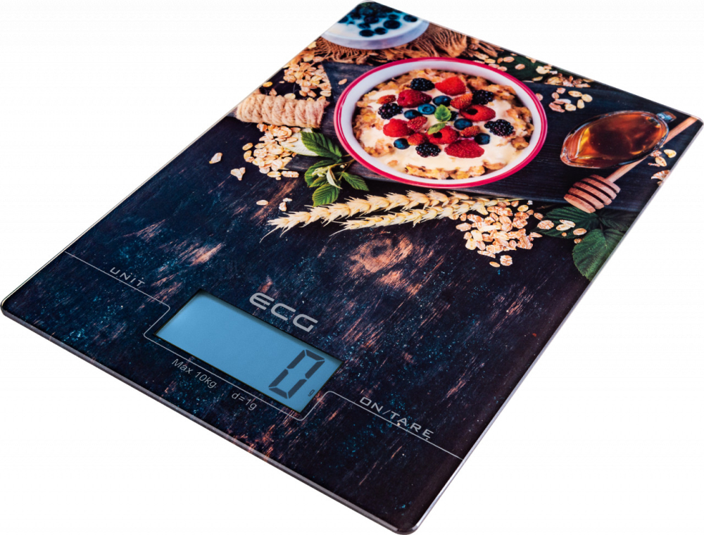 Cantar digital de bucatarie ECG KV 1021 berries, 10 Kg, functie TARA, precizie 1 g, LCD [3]
