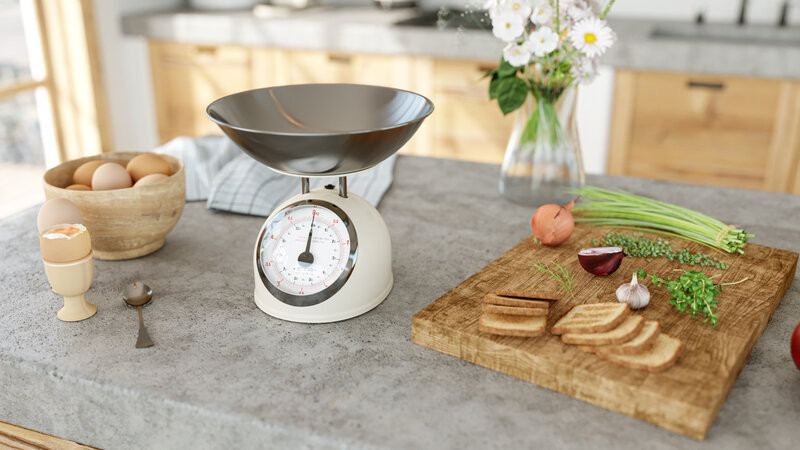 Cantar mecanic de bucatarie ETA Storio 5777 BEJ, 5 kg, precizie 25g, vas 5 L din otel inoxidabil [2]