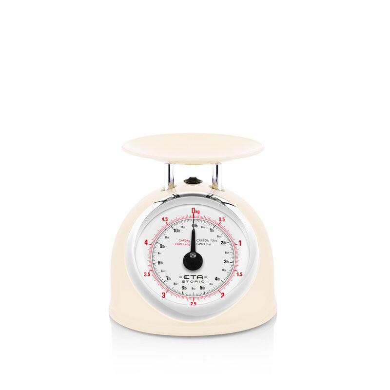 Cantar mecanic de bucatarie ETA Storio 5777 BEJ, 5 kg, precizie 25g, vas 5 L din otel inoxidabil [7]
