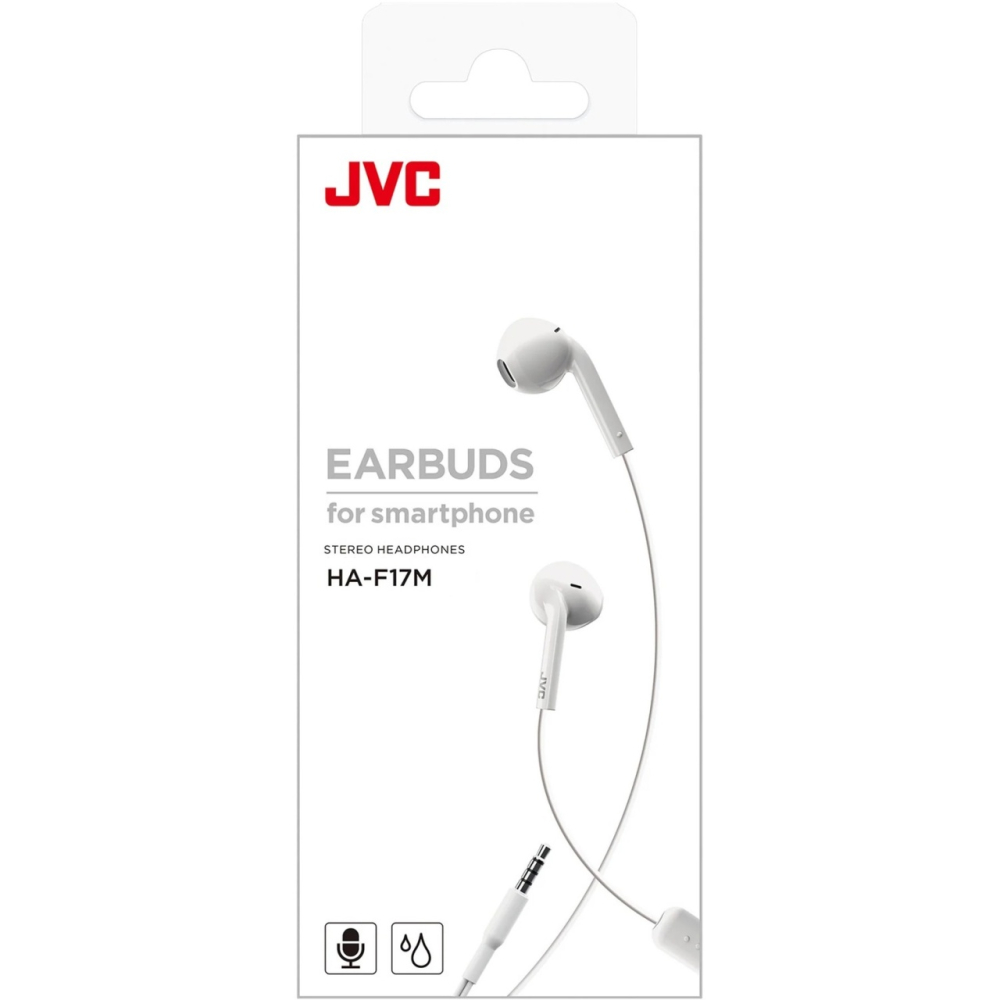 Casti JVC HA-F17M-W-U, Cu fir, In-Ear, Microfon, IPX2, alb [3]