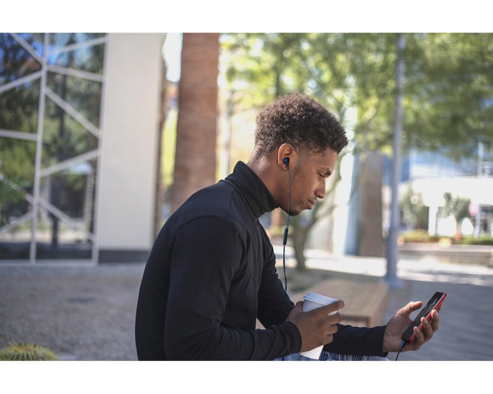 Casti JVC HA-FR29UC-A-U, Cu fir, In-Ear, Microfon, USB-C, Functie Mod Sunet, Husa, albastru [4]