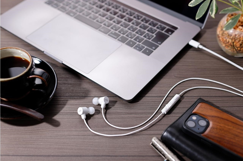 Casti JVC HA-FR29UC-W-U, Cu fir, In-Ear, Microfon, USB-C, Functie Mod Sunet, Husa, alb [4]