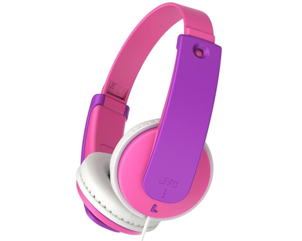 Casti JVC pentru copii HA-KD7-PNE, Over-ear, roz [2]