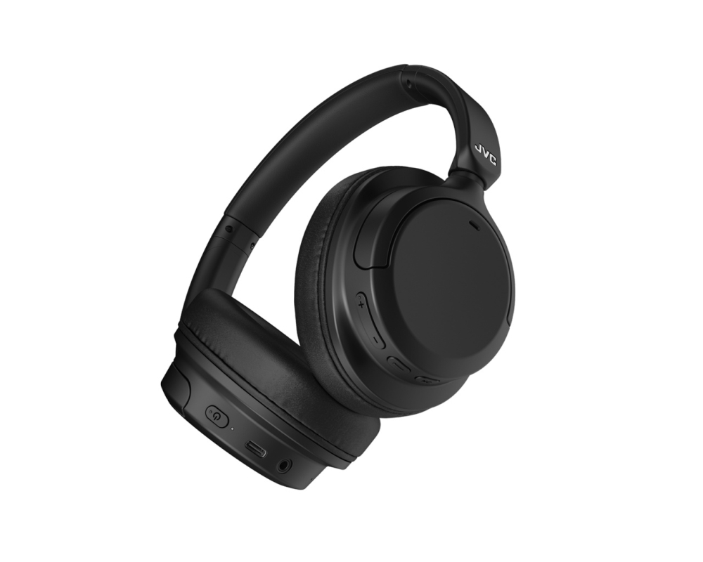 Casti Premium On Ear JVC HA-S95N-B-U, Wireless, Bluetooth, Hybrid Noise cancelling, Autonomie pana la 35 ore, Microfon, Negru [2]