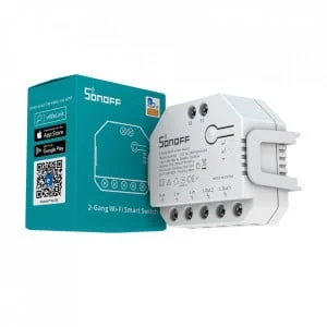 Comutator Releu inteligent, Sonoff, Dual R3 Lite WiFi, Alb - fara masurare energie [2]
