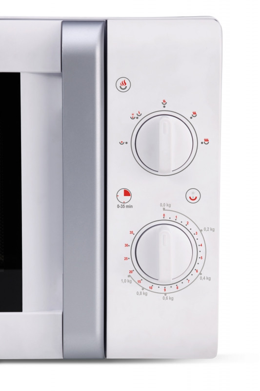 Cuptor cu microunde ETA Klasico 0208 90000 alb, 700 W, 5 niveluri de putere, timer [3]