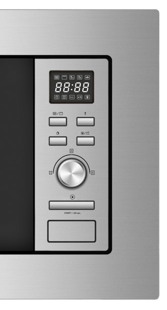 Cuptor cu microunde incorporabil ETA 479990000, 1000 W + 800 W, 8 programe, otel inoxidabil [3]