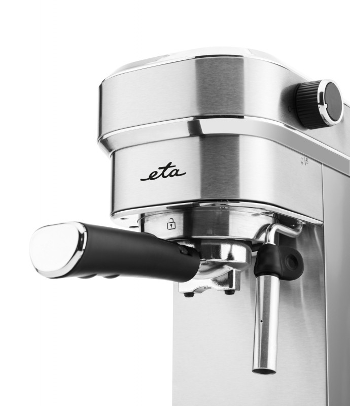 Espressor manual ETA Stretto 2180, 1350 W,0.75 L, dispozitiv spumare, 15 bar, otel inoxidabil [6]