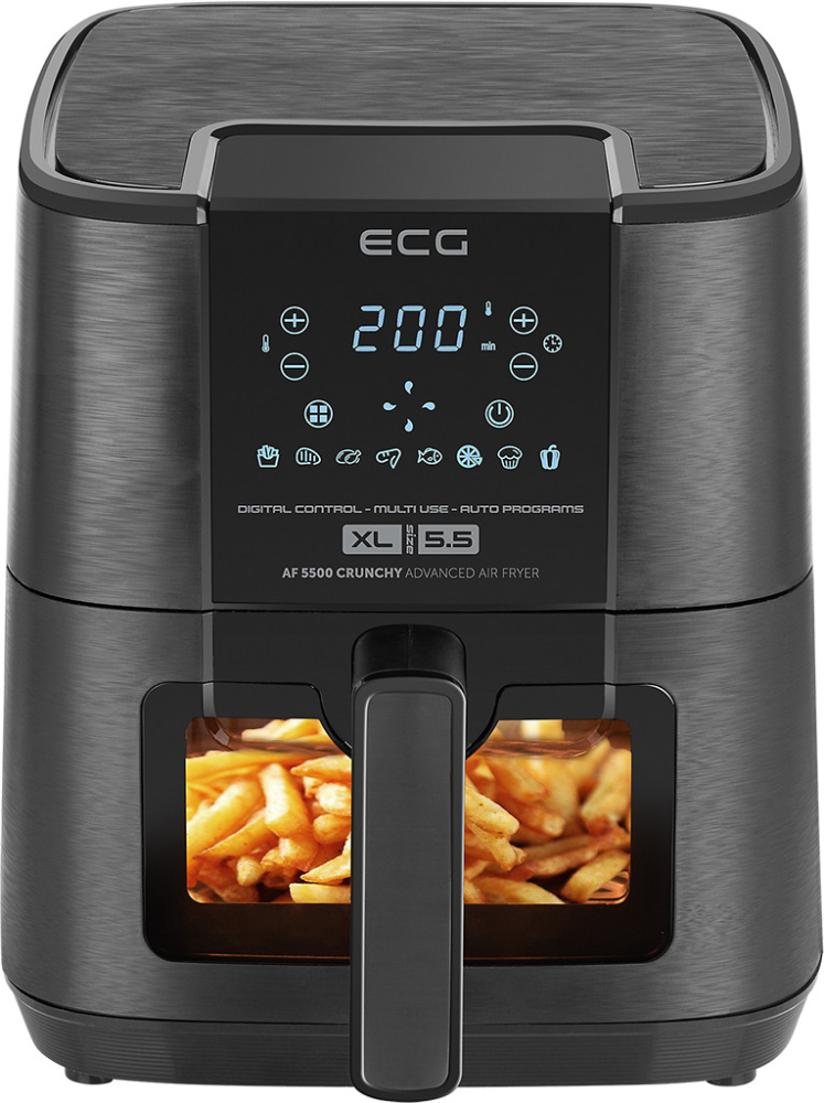 Friteuza cu aer cald ECG AF 5500 Crunchy, 5.5 L, 1350 W, control temperatura 80-200°C [5]