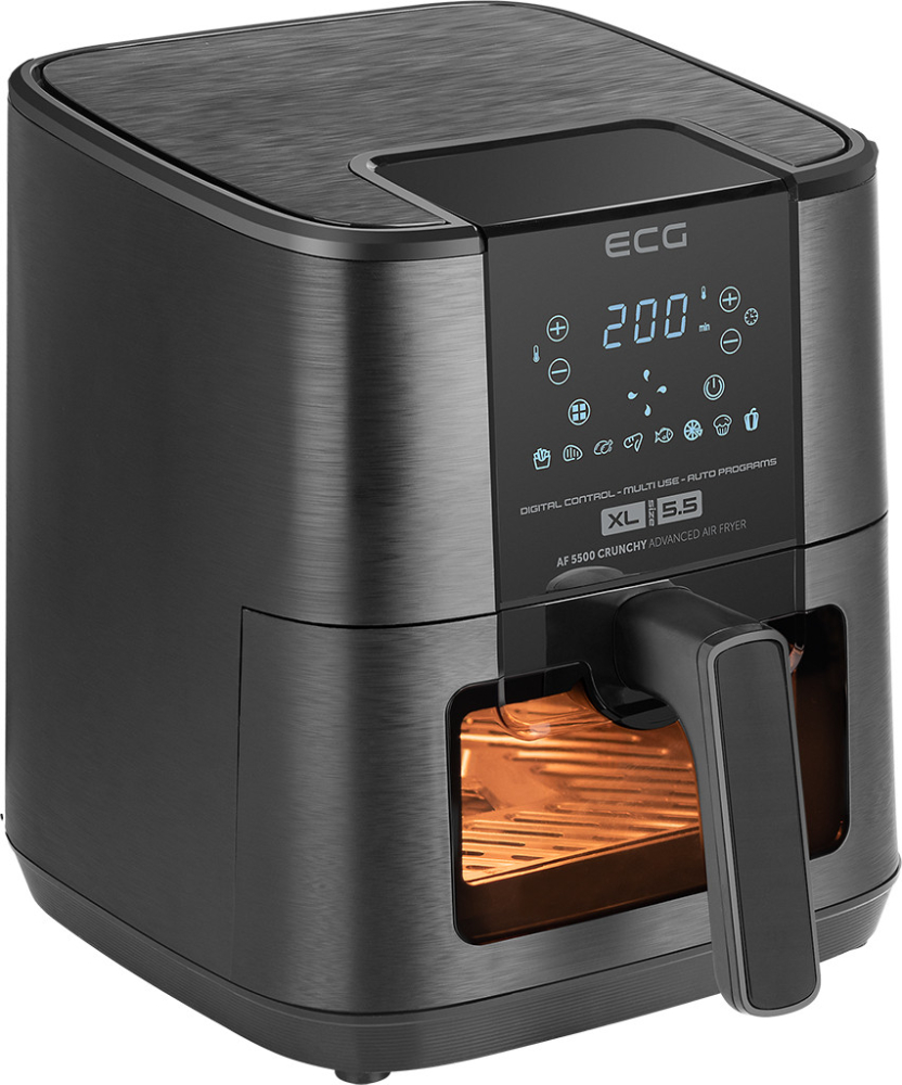 Friteuza cu aer cald ECG AF 5500 Crunchy, 5.5 L, 1350 W, control temperatura 80-200°C [4]